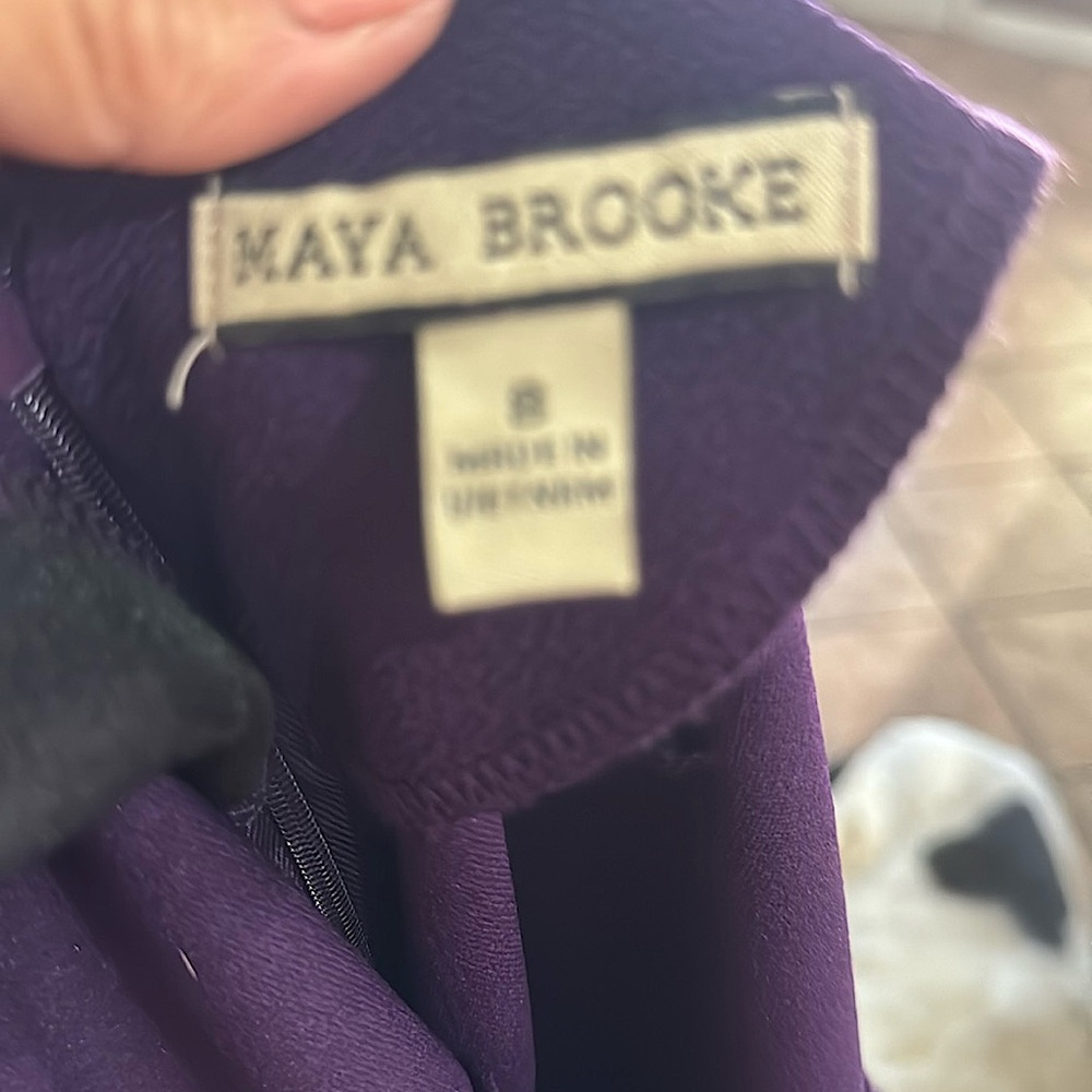 NWT Maya Booke sheath dress and matching embellished jacket.